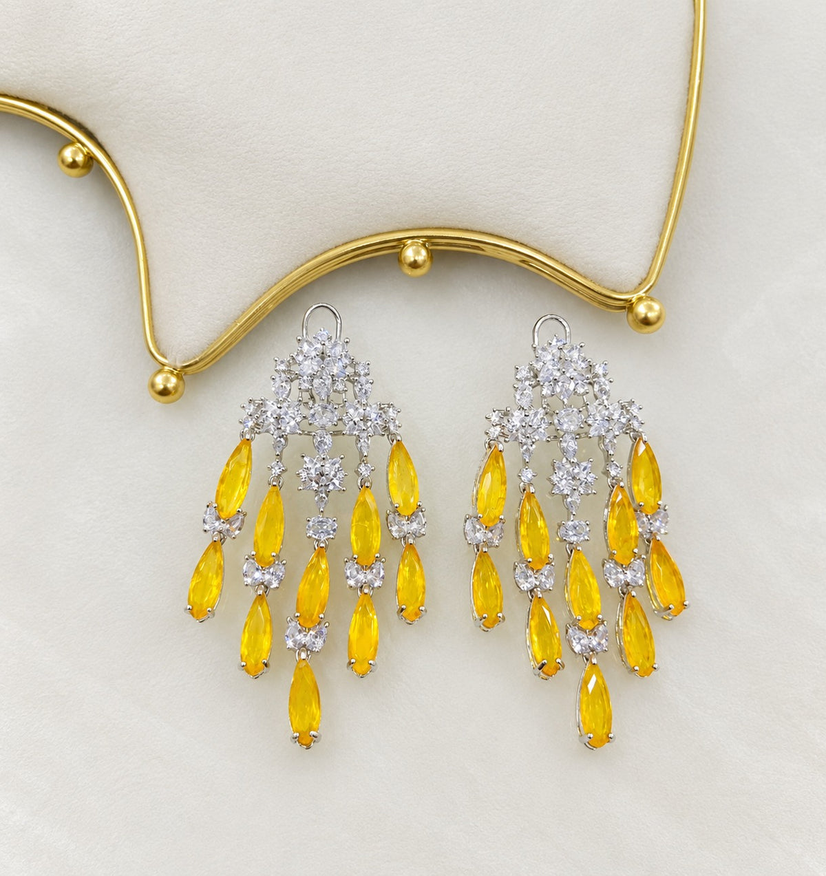 Shiva Crystal Chandelier Earrings