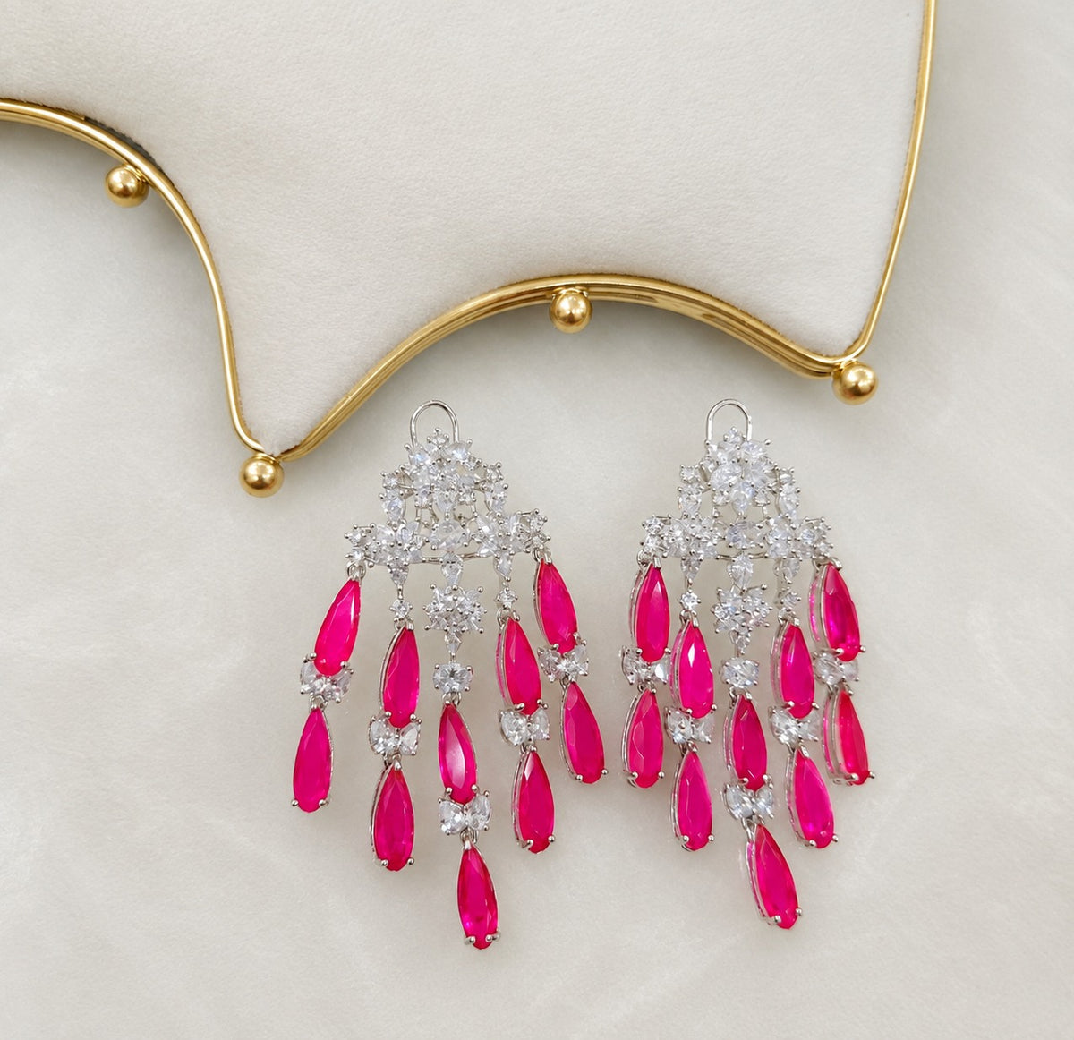 Shiva Crystal Chandelier Earrings