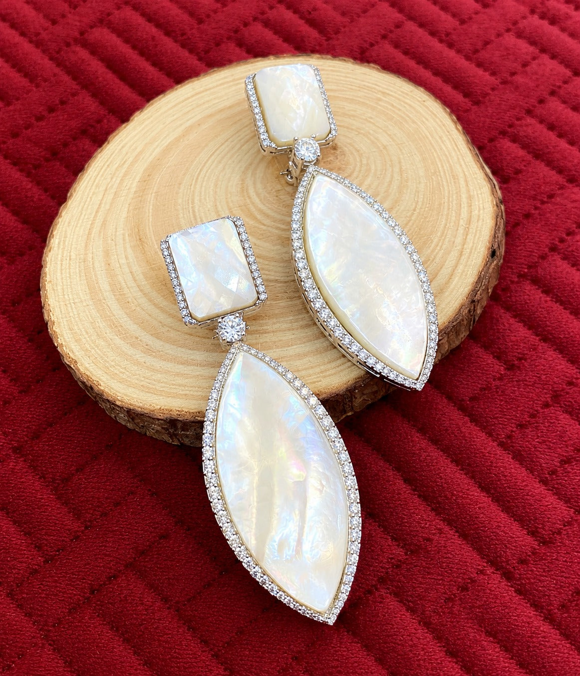 Shiva Opal Statement Earrings