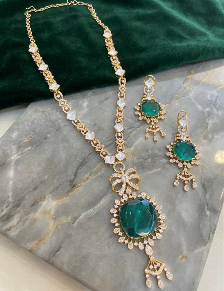 The Aisha Long Necklace Set