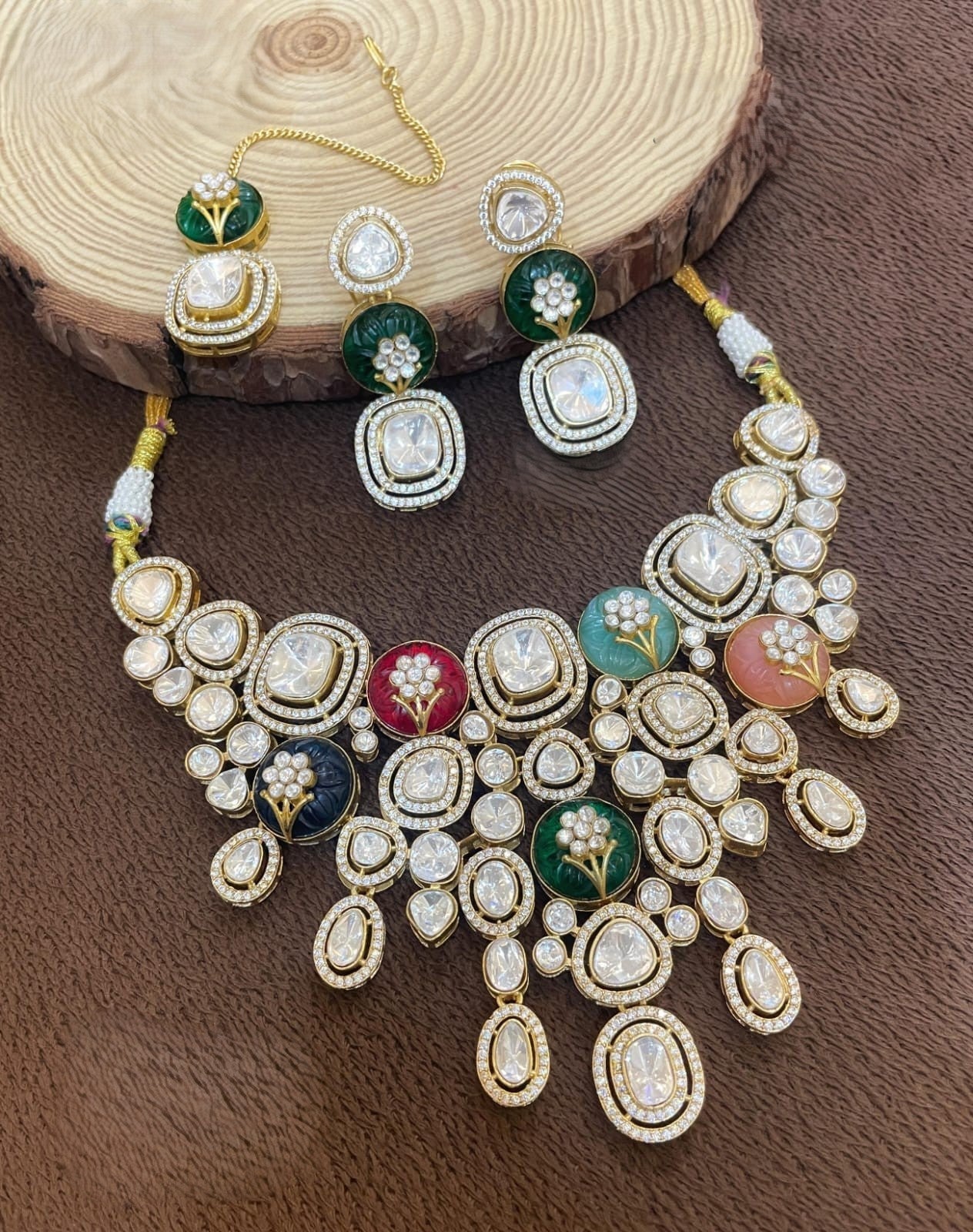 The Meher Mint Necklace Set