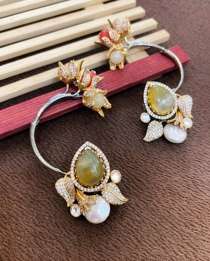 Shiva premium designer statement earrings