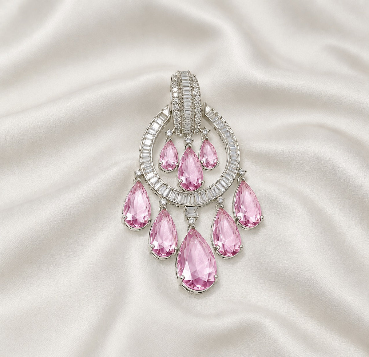 Elegant Colorful Crystal Drop Earrings